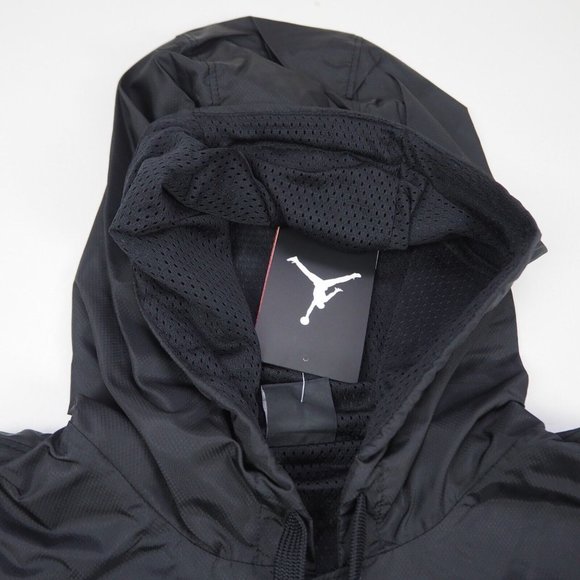 Nike Air Jordan Retro 1 Woven Jacket Black Red Men Basketball - Picture 3 of 11